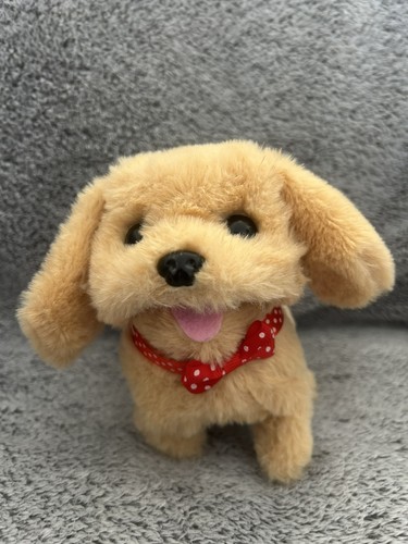 Walking toy dog with waggy - walking,