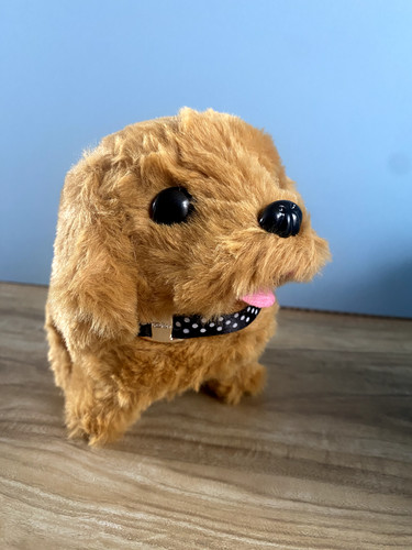 Walking barking dog - barking,