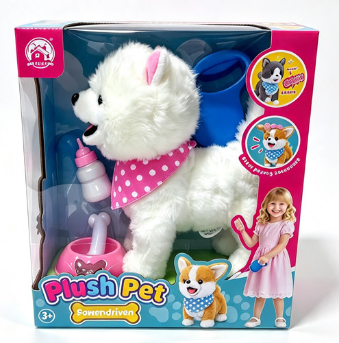 Bichon frisé plush - dog, toy