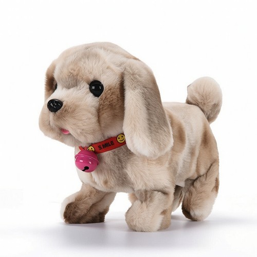 Walking toy dog with - walking,
