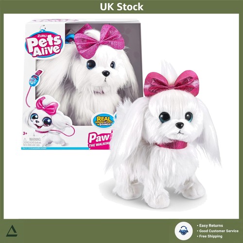 Adorable walking pink puppy - walking,