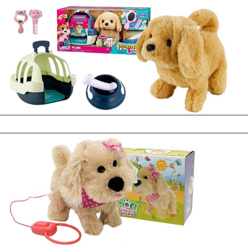 Fluffy plush walking talking - plush, &