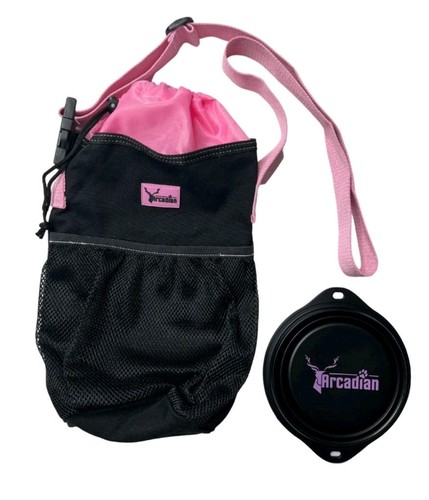 Dog walking shoulder - dog,