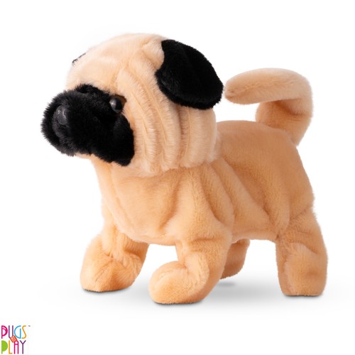 Interactive walking dog - dog, plush