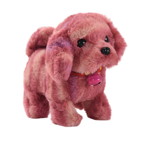 Walking toy dog with bell - walking,